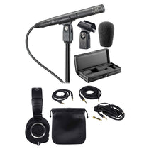 AT4051B Condenser Microphone & ATH-M50X Studio Headphones Bundle