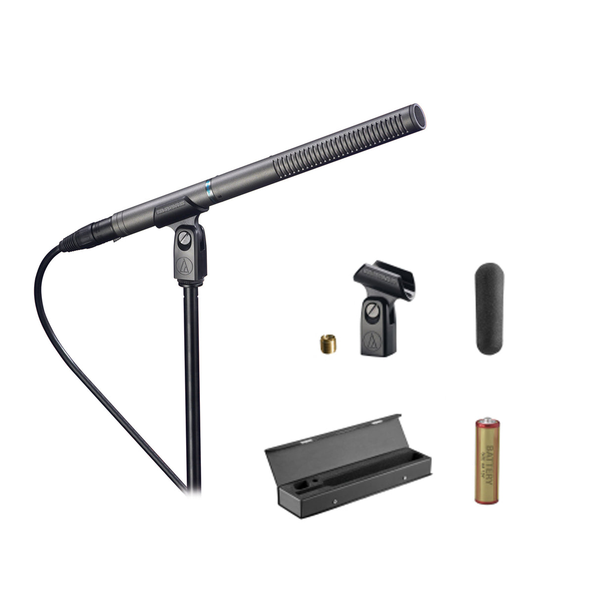 AT897 Shotgun Microphone & ATH-M30X Studio Headphones Bundle