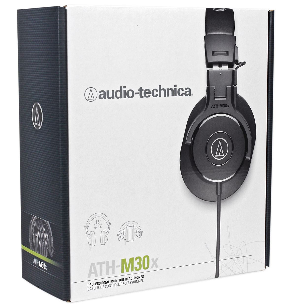 AT897 Shotgun Microphone & ATH-M30X Studio Headphones Bundle