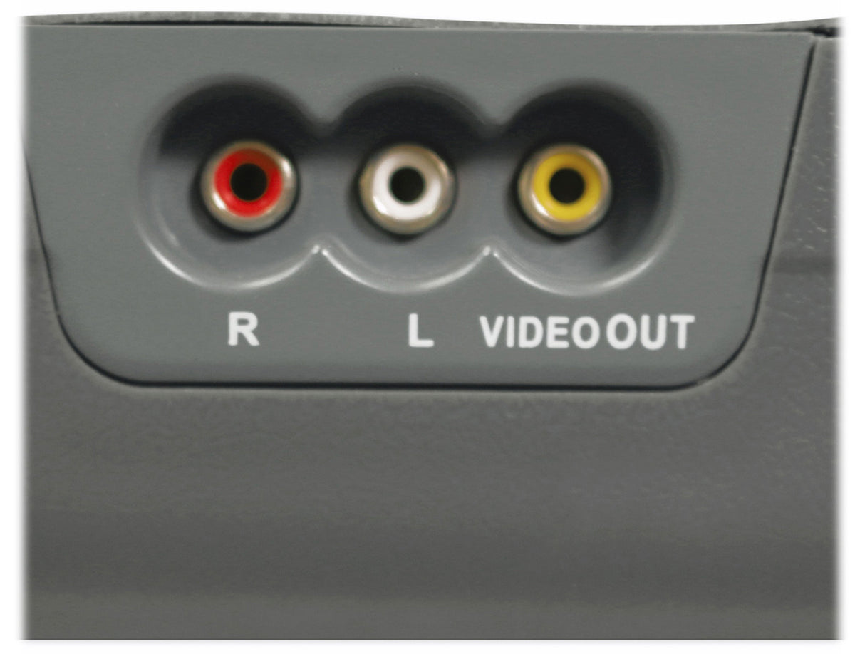 Rockville RVD17HD Grey-GR 17" Flip Down Car Monitor w DVD/HDMI/USB/SD/Games Gray