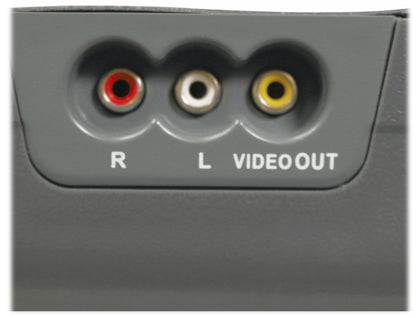 Rockville RVD17HD Grey-GR 17" Flip Down Car Monitor w DVD/HDMI/USB/SD/Games Gray