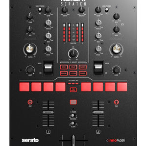 Numark Scratch 24-Bit 2-Channel Serato DJ Pro DVS Scratch Mixer w/ 8 Pads + FX