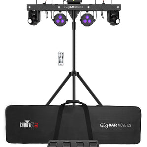 Chauvet DJ GIGBAR MOVE ILS Moving Heads/Derbies/Wash/Laser/Strobe Lights+Fogger