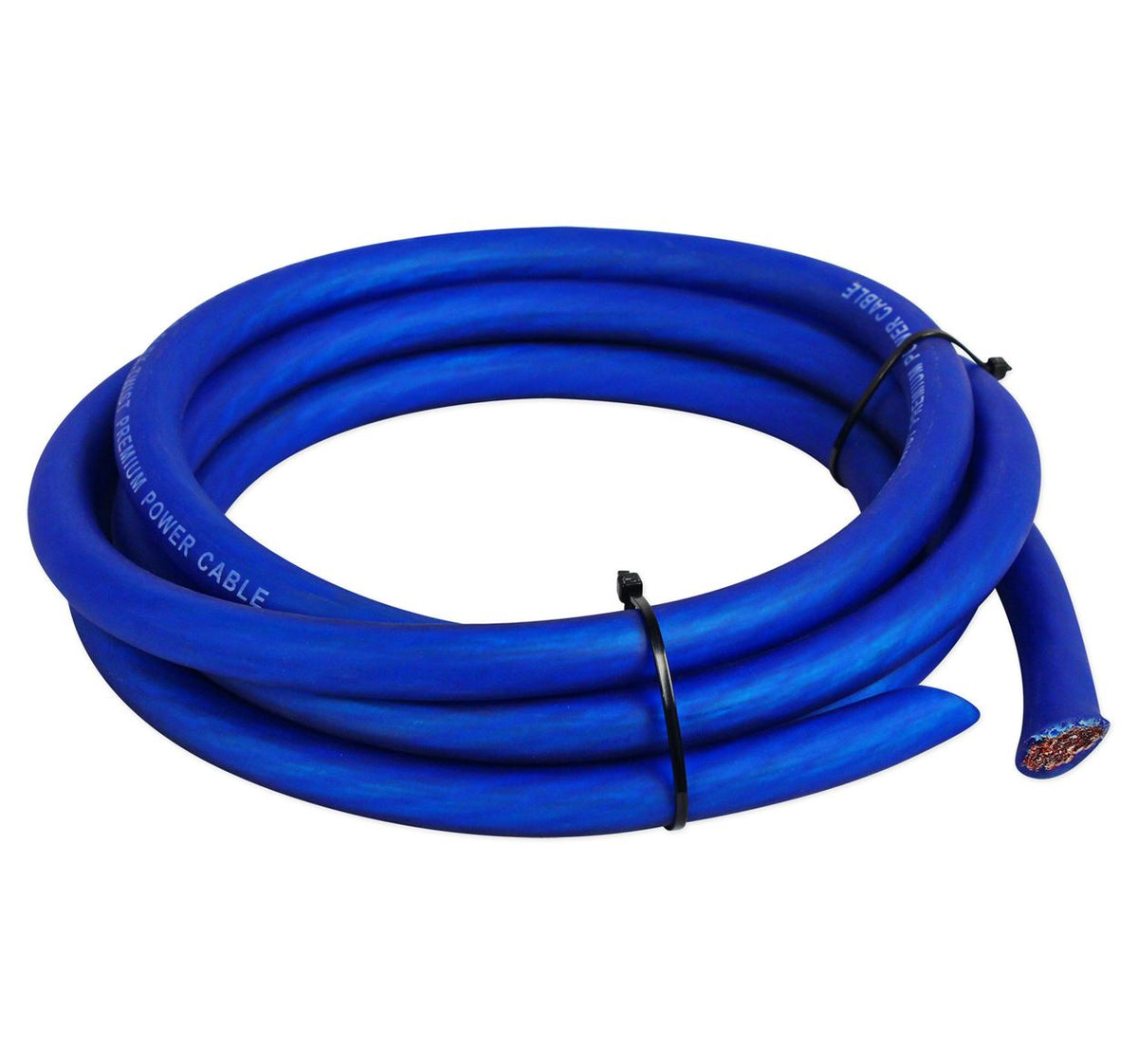 Rockville R0G100 BLUE 0 Gauge AWG 100 Foot Spool Car Amp Power/Ground Wire Cable