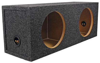 Rockville RD10 Dual 10” 1.0 cu.ft. 3/4" MDF Sealed Subwoofer Enclosure Sub Box