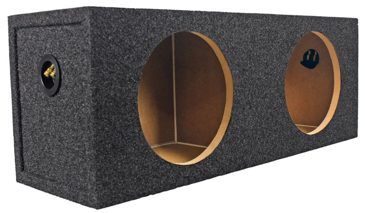 Rockville RD10 Dual 10” 1.0 cu.ft. 3/4" MDF Sealed Subwoofer Enclosure Sub Box