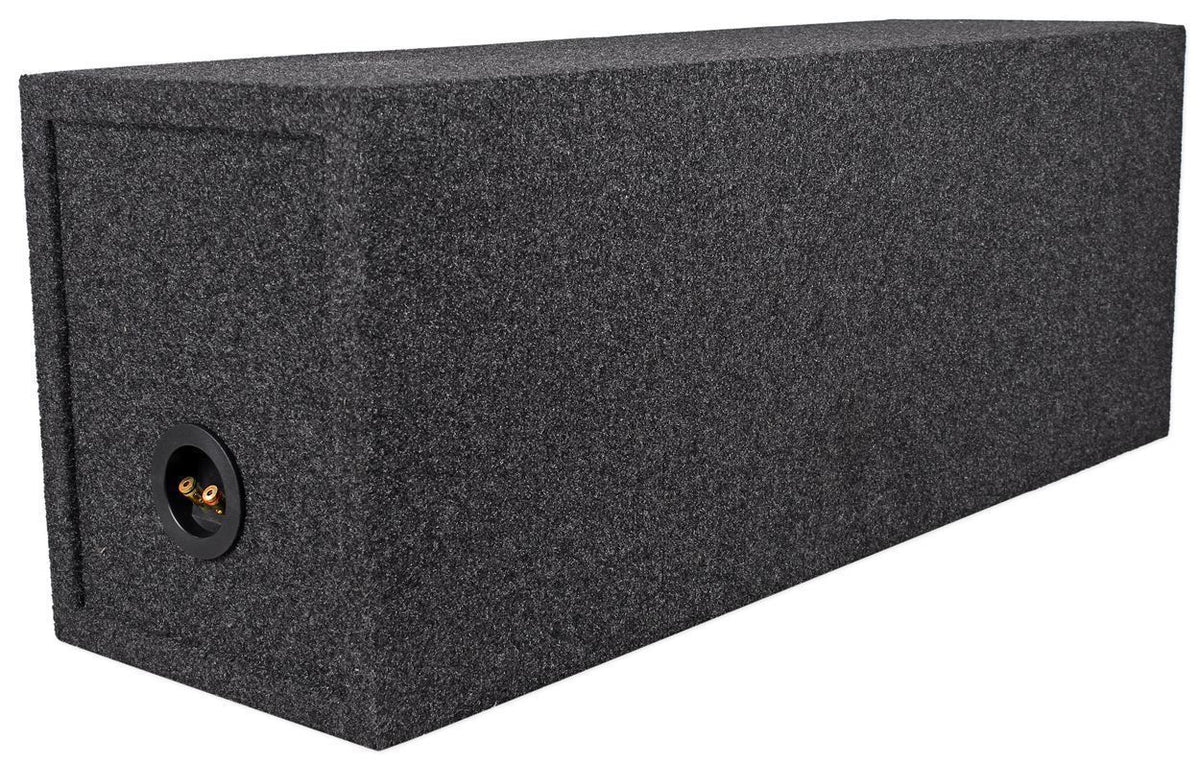 Rockville RD10 Dual 10” 1.0 cu.ft. 3/4" MDF Sealed Subwoofer Enclosure Sub Box