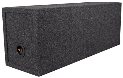 Rockville RD10 Dual 10” 1.0 cu.ft. 3/4" MDF Sealed Subwoofer Enclosure Sub Box