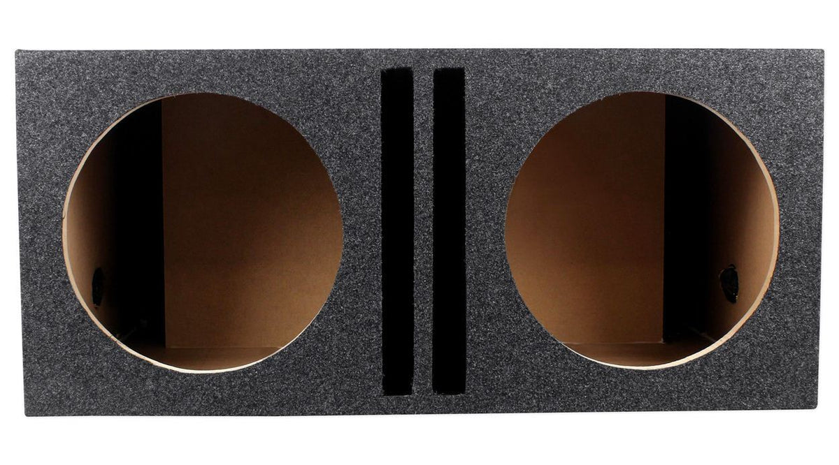 Rockville RDVB12 Dual 12 inch 1.75 cu.ft. MDF Vented/Ported Subwoofer Enclosure Box