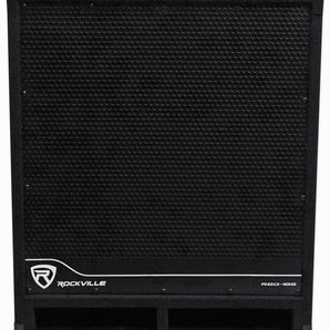 Rockville RBG18S 18" 2000 Watt Active Powered PA Subwoofer w/DSP+Limiter Pro/DJ