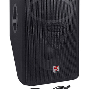 Rockville RSM12A 12 inch 1000 Watt 2-Way Powered Active Stage Floor Monitor Speaker