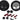 Rockville RVL6KIT 6.5" 800w/Pair Component Car Audio Speakers Aluminum Cone