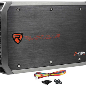 Rockville RXA-F1 1600 Watt Peak/400w CEA RMS 4 Channel Car Stereo Amplifier