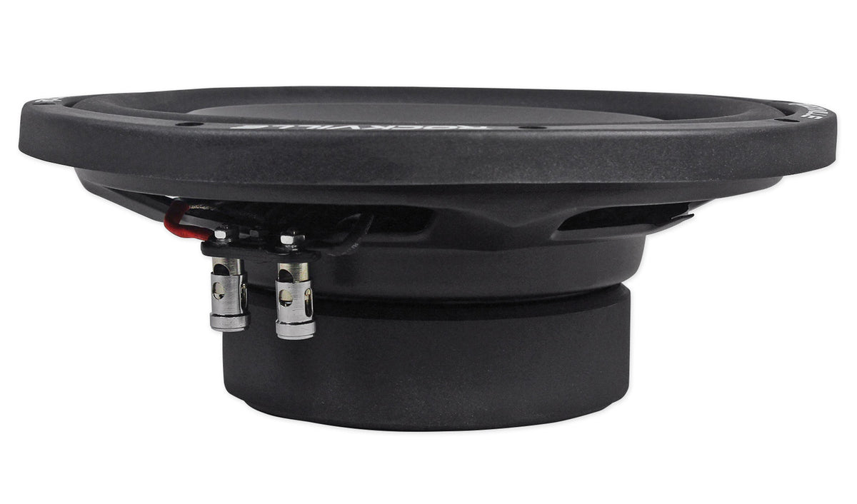 Rockville W10T4-S4 10" Shallow Mount 1200W Car Subwoofer, CEA Compliant, 4-Ohm
