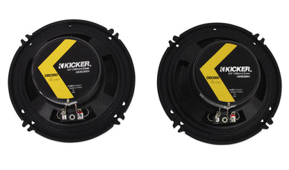 Pair Kicker 43DSC6504 DSC650 6.5" 240 Watt 2-Way Car Stereo Speakers 4-Ohm DS650