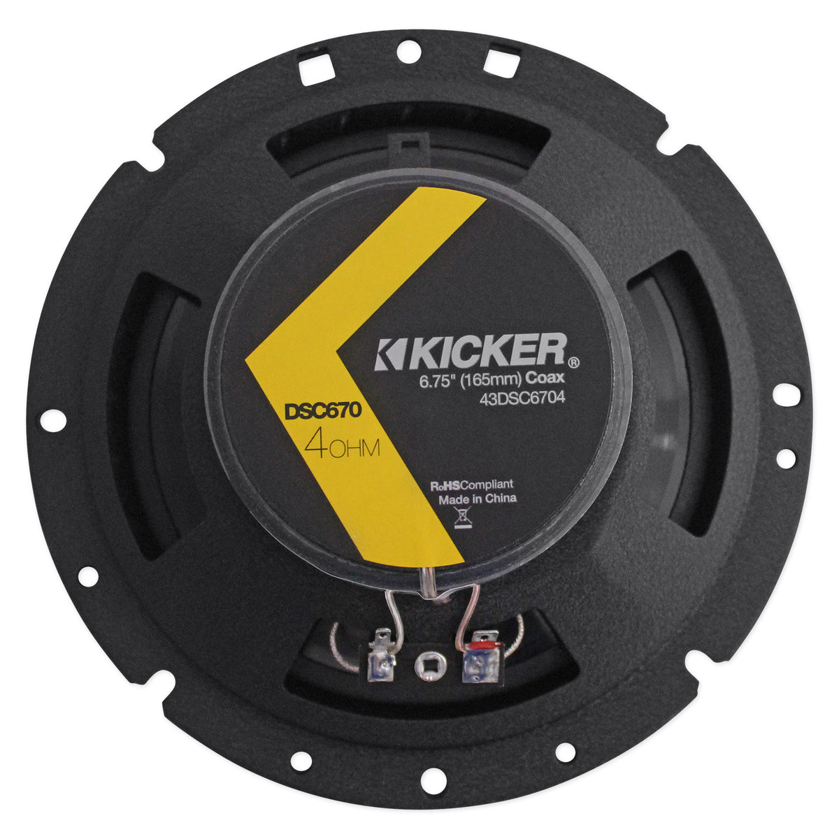 Pair Kicker 43DSC6704 DSC670 240 Watt 6.75" 2-Way Car Audio Speakers 4-Ohm DS670