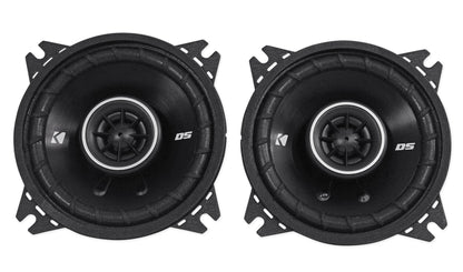 (4) 43DSC404 4" 2-Way Car Audio Speakers