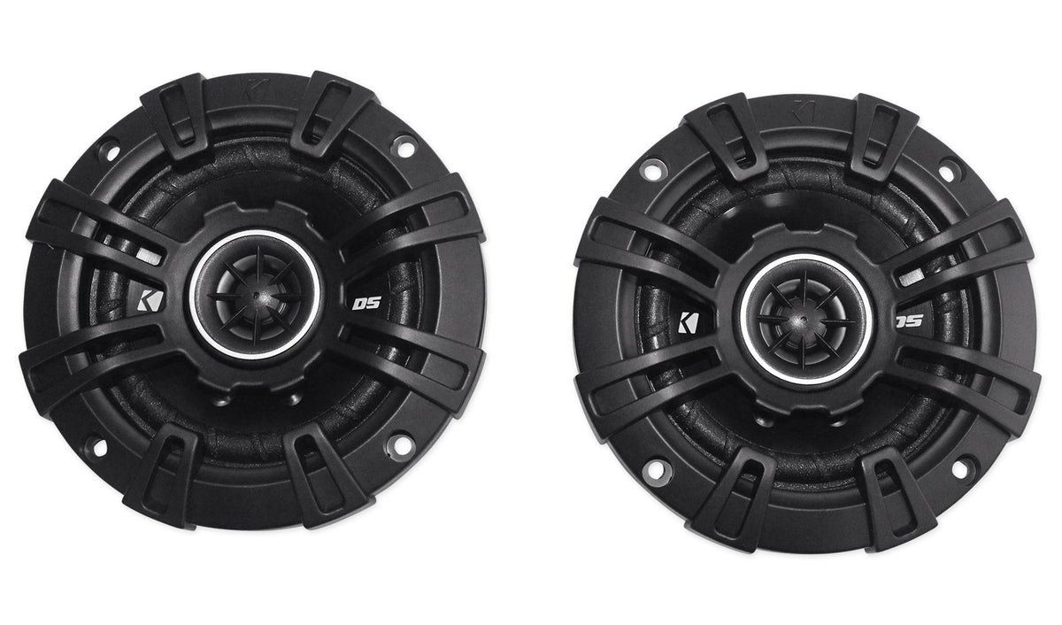 (4) 43DSC404 4" 2-Way Car Audio Speakers