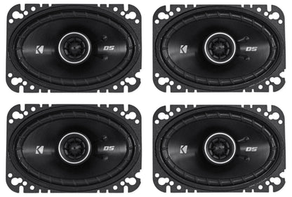(4) 43DSC4604 4x6 2-Way Car Stereo Speakers