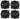(4) Kicker 43DSC404 DSC40 240 Watt 4" Inch 2-Way Car Audio Speakers DS40
