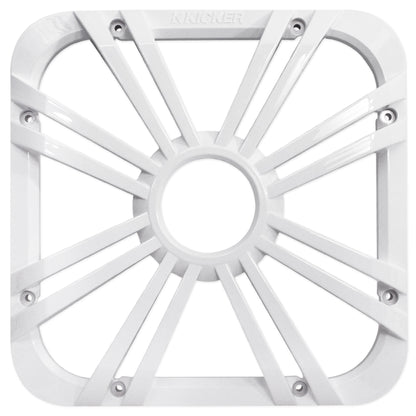 Kicker 11L710GLW 10" White Grille w/LED For SoloBaric 11S10L7 Subwoofer Sub