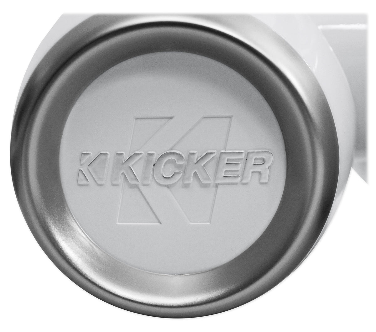 Pair Kicker 12KMTEDW White Dual 6.5" Speaker Wakeboard Tower Enclosures KMTED