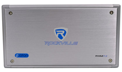 Rockville RXM-T2 Micro 2400w 2 Ch Marine/Boat Class D Amplifier 2x600W