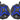 6.5" Roll Cage SSV Tower Speakers for Polaris General+Pod Enclosures+Blue Grills