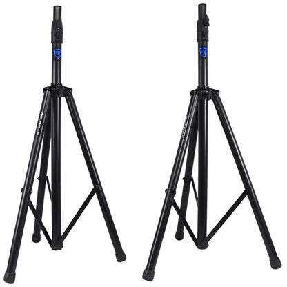 Rockville RVSS3 Pair Tripod Push Button DJ PA Speaker Stands+Air Lowering System