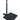 Rockville RVMIC4 Round-Base Microphone Stand w/Quick Release Hand Clutch+Shelf