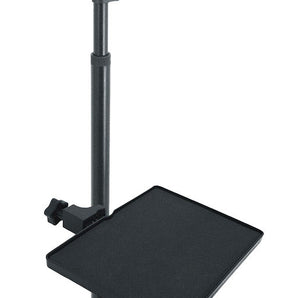 Rockville RVMIC4 Round-Base Microphone Stand w/Quick Release Hand Clutch+Shelf