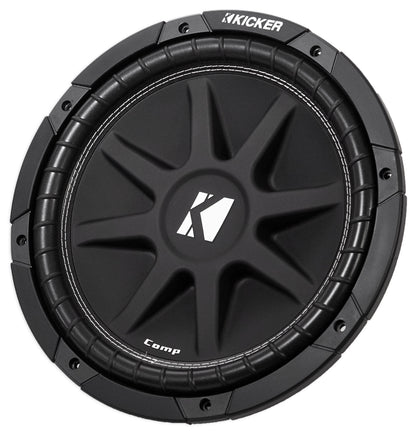 Kicker 43C124 Comp 12" 300 Watt SVC 4-Ohm Car Audio Subwoofer Sub