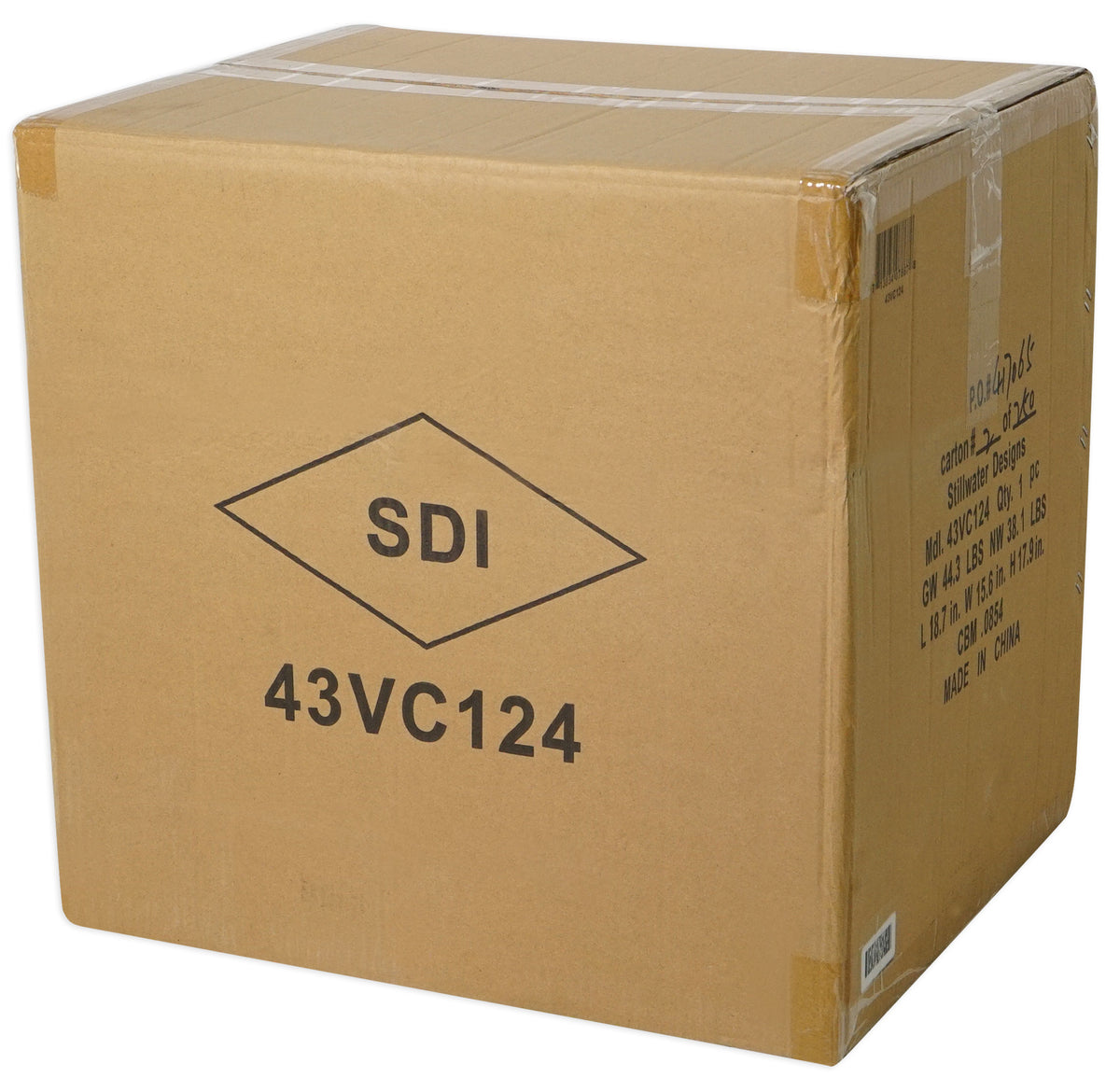 Kicker 43VC124 Comp 12" Subwoofer In Vented Sub Box Enclosure, 4-Ohm