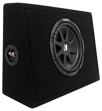 KICKER 43TC104 Comp 10" Subwoofer In Thin Profile Sub Box Enclosure, 4-Ohm