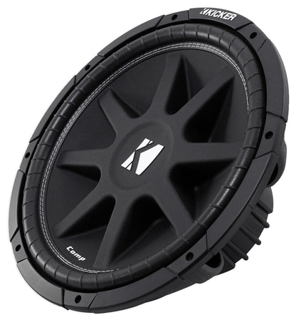 Kicker 43C154 Comp 15" 500 Watt SVC 4-Ohm Car Audio Subwoofer Sub