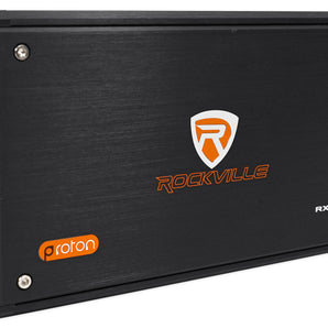 Rockville RXD-F30 Micro Car /ATV Amplifier 2400w Peak 4 Channel 4x150W/CEA Rated