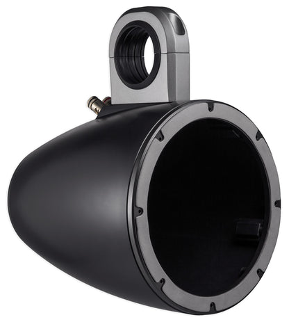 Pair Kicker 43KMTES8B Black Marine 8" Speaker Wakeboard Tower Enclosures KMTES8