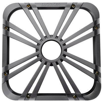 Kicker 11L712GLC 12" Charcoal Grille w/ LED For SoloBaric 11S12L7 Subwoofer Sub