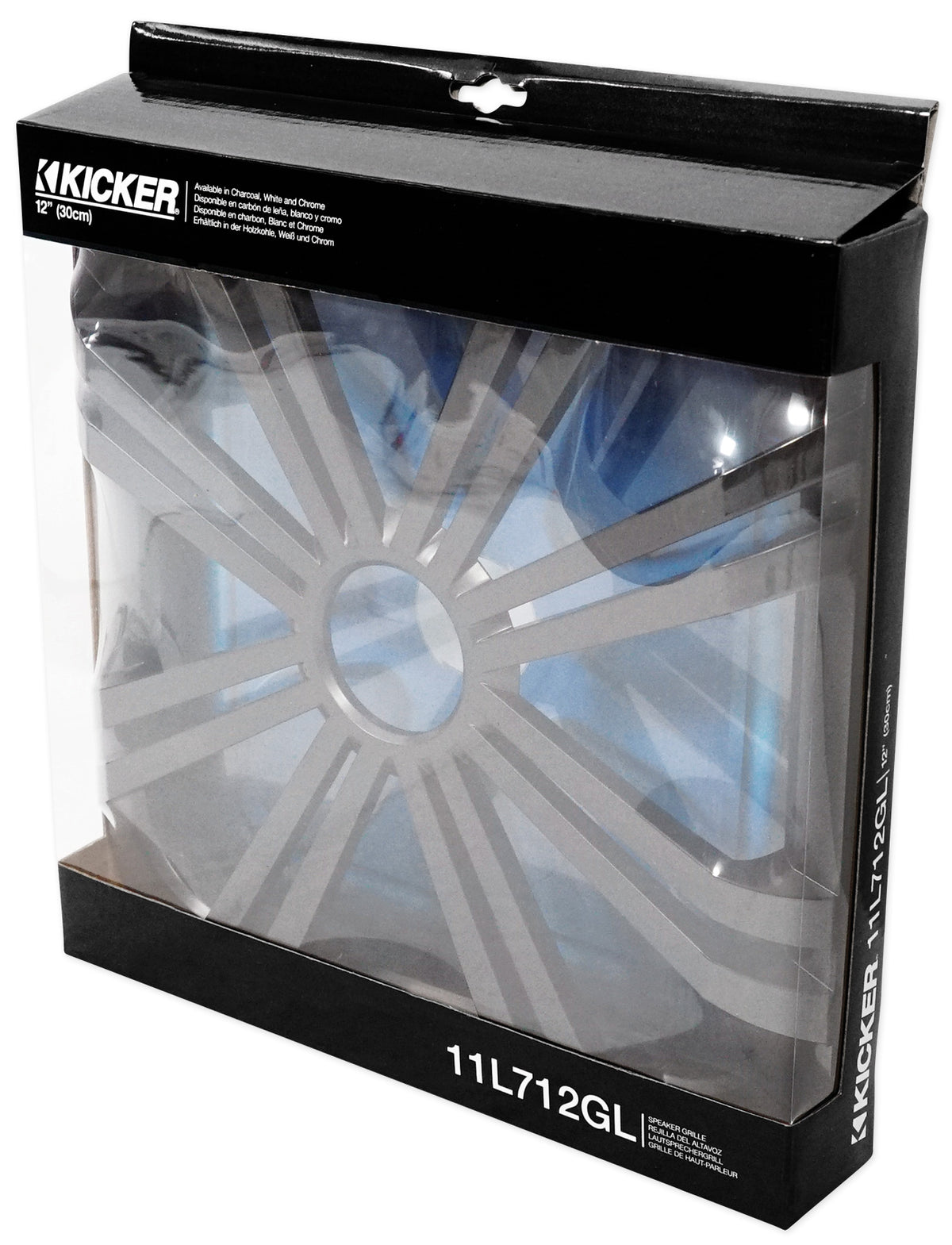 Kicker 11L712GLC 12" Charcoal Grille w/ LED For SoloBaric 11S12L7 Subwoofer Sub