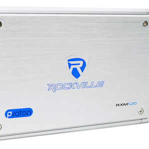 Rockville RXM-S20 Micro Marine/ATV Amplifier  with 1600w Peak 4 Channel 4x100/CEA Rated