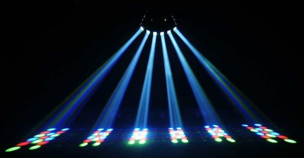 Chauvet DJ DERBY X DMX-512 Multi Colored LED Derby Club Light Effect DERBYX