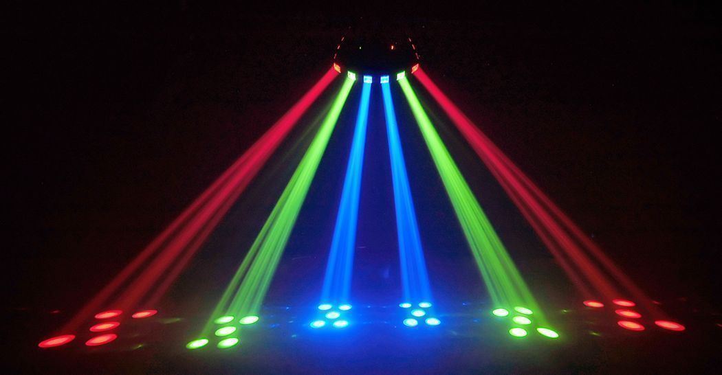 Chauvet DJ DERBY X DMX-512 Multi Colored LED Derby Club Light Effect DERBYX
