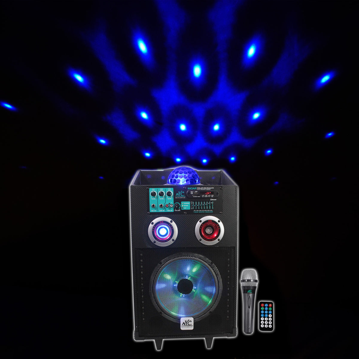 N10AR 10" Rechargeable Powered Speaker