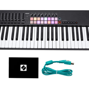 Novation LAUNCHKEY 61 MK2 MK11 61-Key USB/MIDI Controller Keyboard w/16 Pads