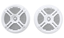 (2) Rockville RMSTS65W 6.5" 800 Watt Waterproof Marine Boat Speakers 2-Way White