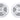 (2) Rockville RMSTS65W 6.5" 800 Watt Waterproof Marine Boat Speakers 2-Way White