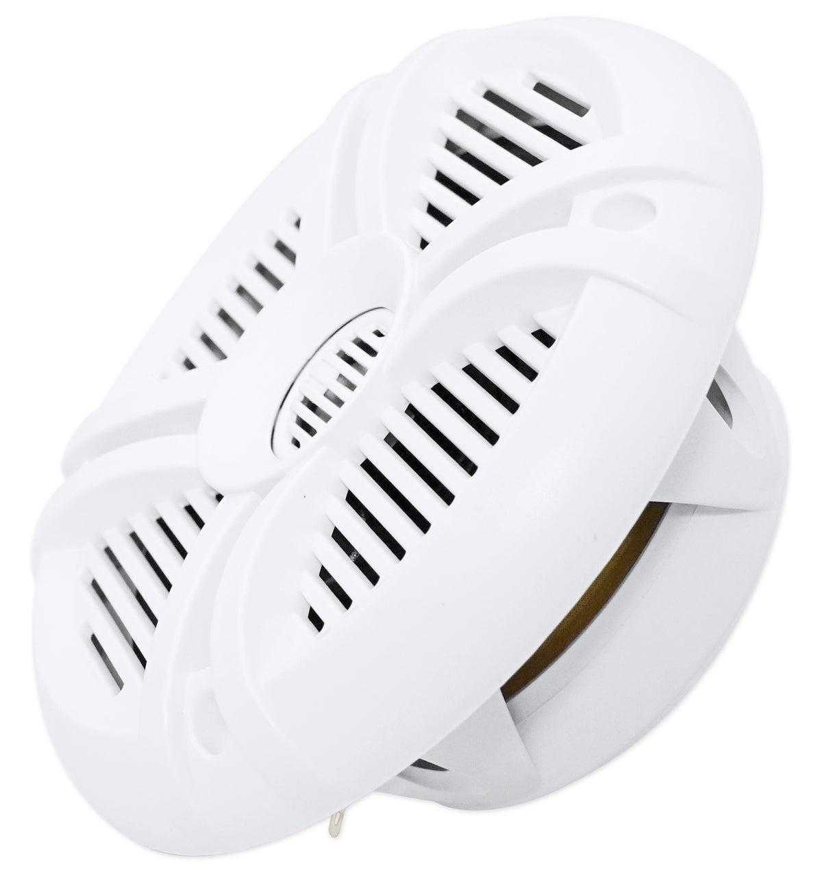 (2) Rockville RMSTS65W 6.5" 800 Watt Waterproof Marine Boat Speakers 2-Way White