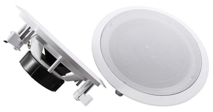Rock Zone 8 16-Pack + HC85 White In-Ceiling Speakers Bundle