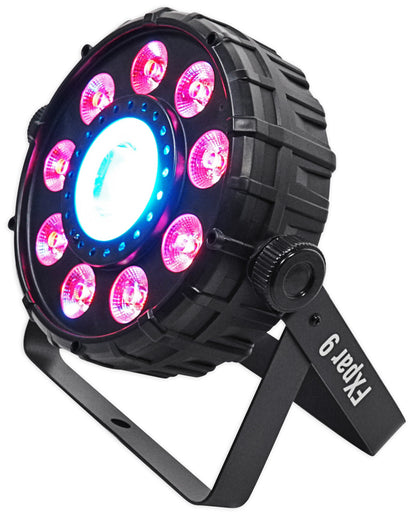 Chauvet DJ FX Par 9 Compact DMX Multi-Effect LED, SMD RGB+UV Strobe Par Light