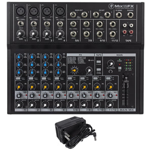 Mackie Mix12FX 12-Channel Compact Mixer W/FX Proven Performance Built Rugged